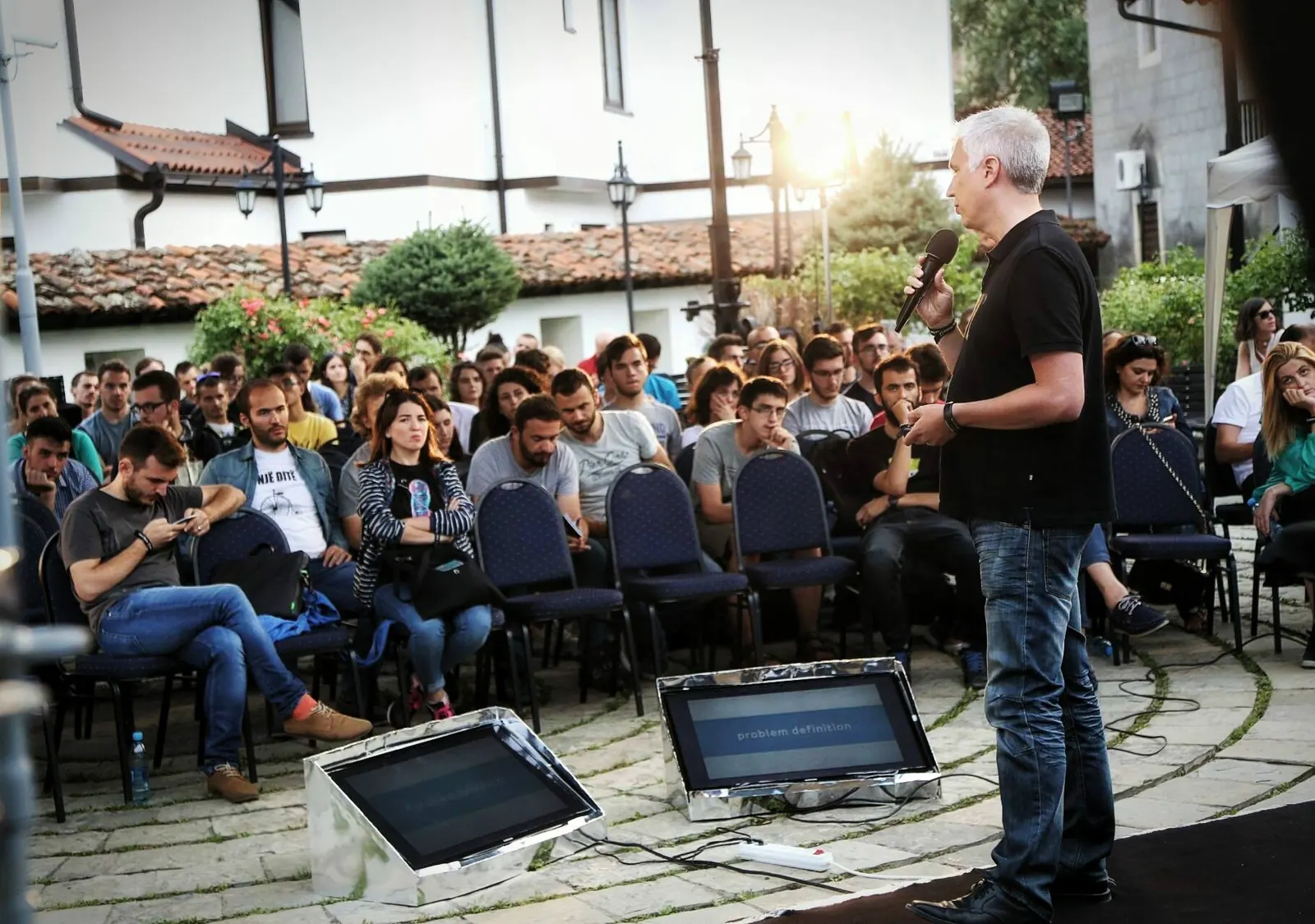 Audience at Valto's presentation